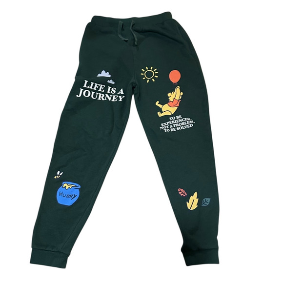 Disney Pants - Disney Winnie the Pooh Life is a Journey Joggers - BoxLunch Exclusive Size Small